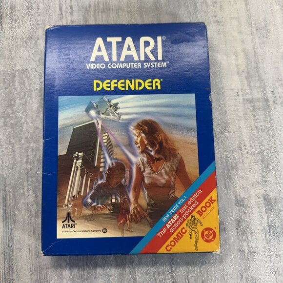 1981 Atari 2600 Defender with Box and Manual Vintage Video Game CIB - Picture 11 of 15